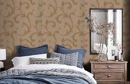 Обои 4SU-C фото в интерьере спальни превью