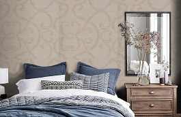 Обои 7SU-B фото в интерьере спальни превью