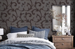 Обои 8SU-C фото в интерьере спальни превью