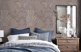 Обои DL-17K фото в интерьере спальни превью