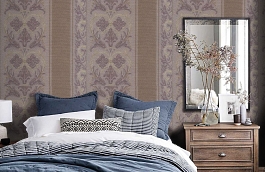 Обои DL-17R фото в интерьере спальни превью