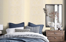 Обои DL-20R фото в интерьере спальни превью