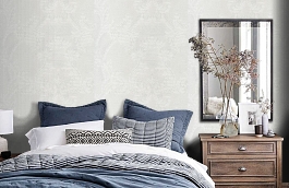 Обои DL-21K фото в интерьере спальни превью