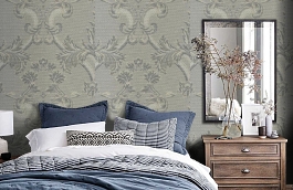 Обои DL-25K фото в интерьере спальни превью