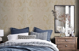 Обои DL-4D фото в интерьере спальни превью
