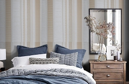 Обои KTE07002 фото в интерьере спальни превью