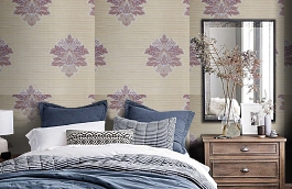 Обои KTE07004 фото в интерьере спальни превью