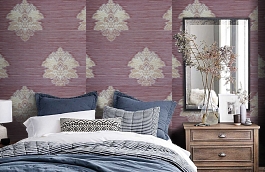 Обои KTE07016 фото в интерьере спальни превью