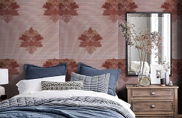 Обои KTE07019 фото в интерьере спальни превью