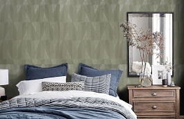 Обои 9630G1 фото в интерьере спальни превью