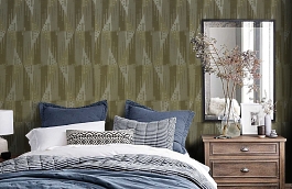 Обои 9630M2 фото в интерьере спальни превью