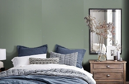 Обои 9650B2 фото в интерьере спальни превью