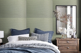 Обои KT43 фото в интерьере спальни превью