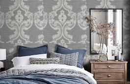 Обои 1 SMG-B фото в интерьере спальни превью