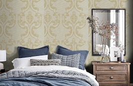 Обои 5 SMG-B фото в интерьере спальни превью