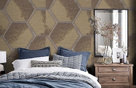 Обои 11BRD-P фото в интерьере спальни превью