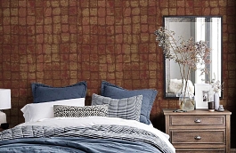 Обои 16BRD-R фото в интерьере спальни превью