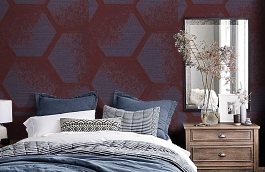 Обои 17BRD-P фото в интерьере спальни превью
