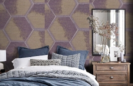 Обои 3BRD-P фото в интерьере спальни превью