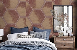 Обои 4BRD-P фото в интерьере спальни превью