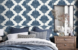 Обои W713014 фото в интерьере спальни превью