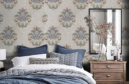 Обои 10CRE-G фото в интерьере спальни превью