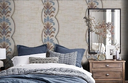 Обои 10CRE-K фото в интерьере спальни превью