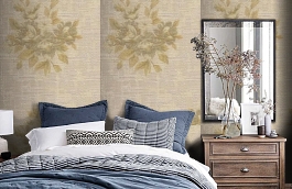 Обои 1CRE-F фото в интерьере спальни превью