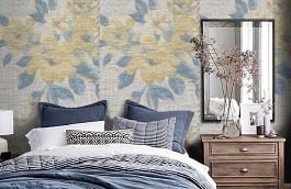 Обои 4CRE-F фото в интерьере спальни превью