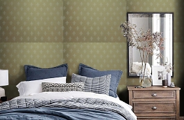 Обои 5 FEL-G фото в интерьере спальни превью