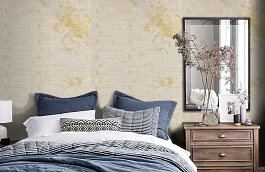 Обои 6CRE-R фото в интерьере спальни превью