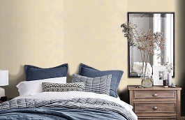 Обои 7AMF-M фото в интерьере спальни превью