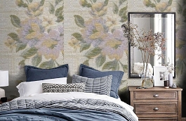 Обои 9CRE-F фото в интерьере спальни превью