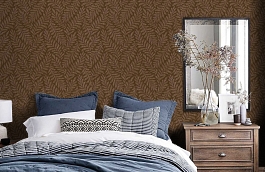 Обои 089300 фото в интерьере спальни превью