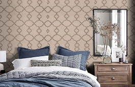 Обои W72771 фото в интерьере спальни превью