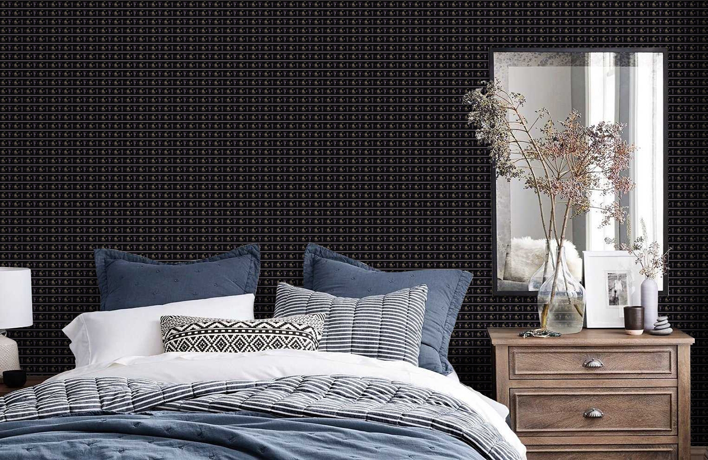 Обои 174903 фото в интерьере спальни