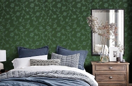 Обои 1-MA-F фото в интерьере спальни превью