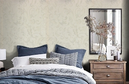 Обои 10-MA-A фото в интерьере спальни превью