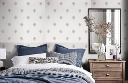 Обои 19-MA-G фото в интерьере спальни превью