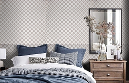 Обои 19-MA-R фото в интерьере спальни превью