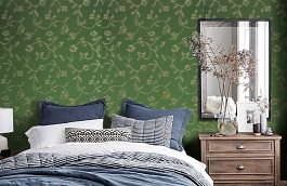 Обои 2-MA-F фото в интерьере спальни превью