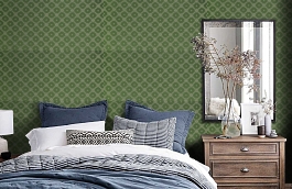 Обои 2-MA-R фото в интерьере спальни превью