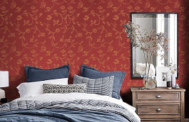 Обои 44-MA-F фото в интерьере спальни превью