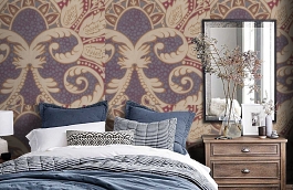Обои Rococo 4 фото в интерьере спальни превью