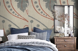 Обои Chateau-Sienna-Wpcw161633 фото в интерьере спальни превью