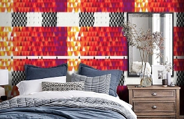 Обои 2763 фото в интерьере спальни превью