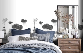 Обои 6273 фото в интерьере спальни превью