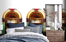 Обои P162401-3 фото в интерьере спальни превью