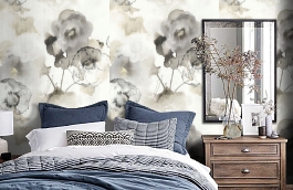 Обои AG10200F фото в интерьере спальни превью