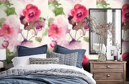 Обои AG10201F фото в интерьере спальни превью